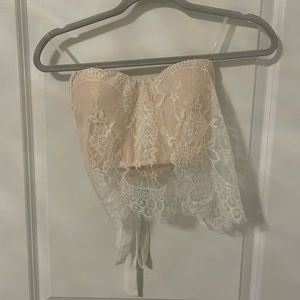 Lace crop top